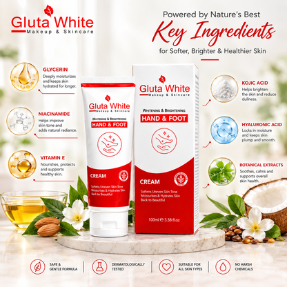 GlutaWhite Hand & Foot Cream 100ML