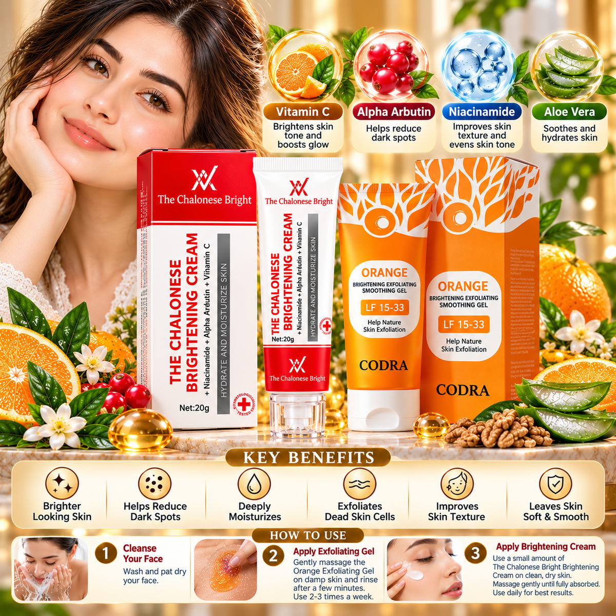 Fast Bright Skin Deal || 2 Products Combo